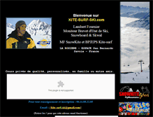 Tablet Screenshot of kite-surf-ski.com